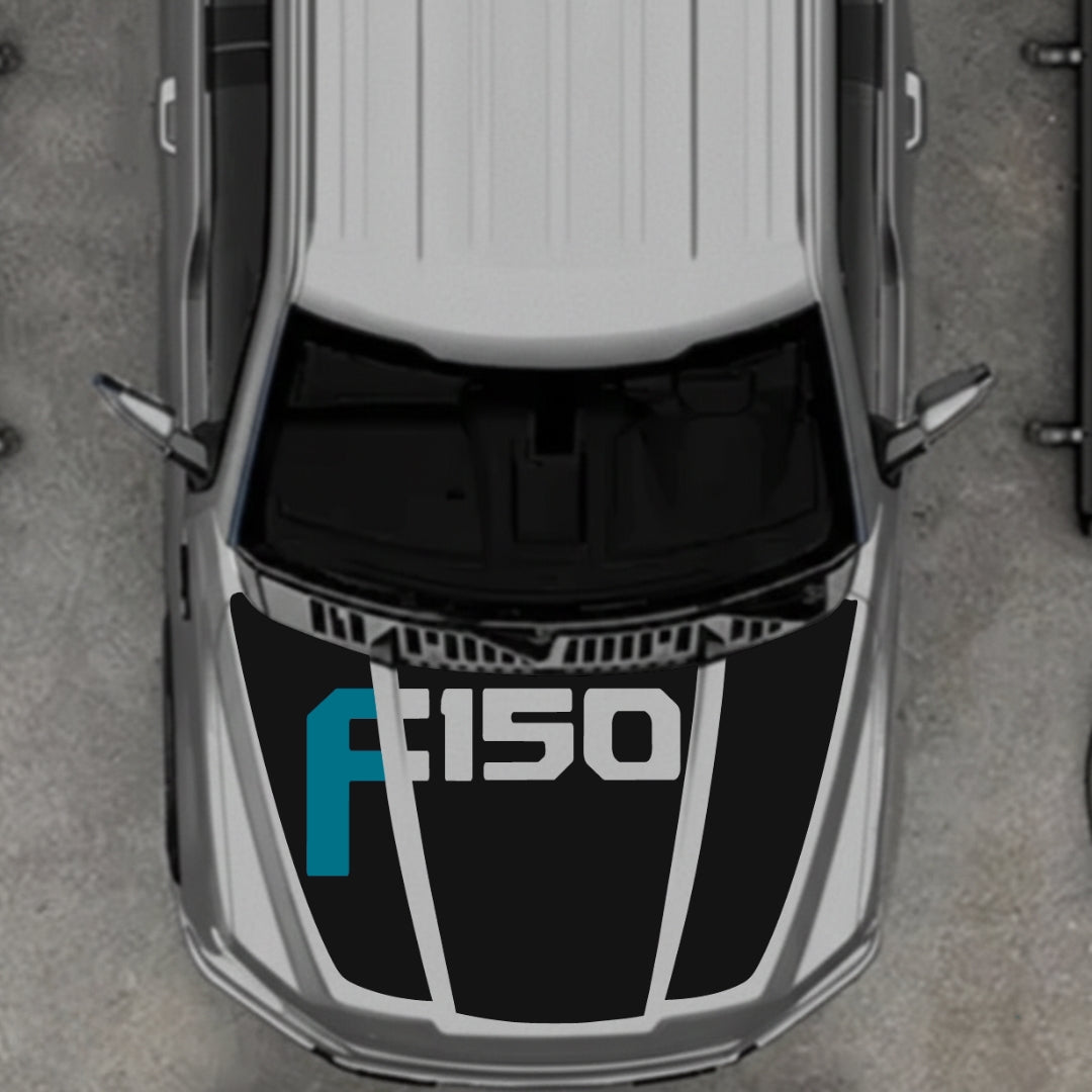 Hood Panel Decal/Sticker - Style 20 Graphic Kit - For Ford F-150 2020-2026 - Premium Vinyl