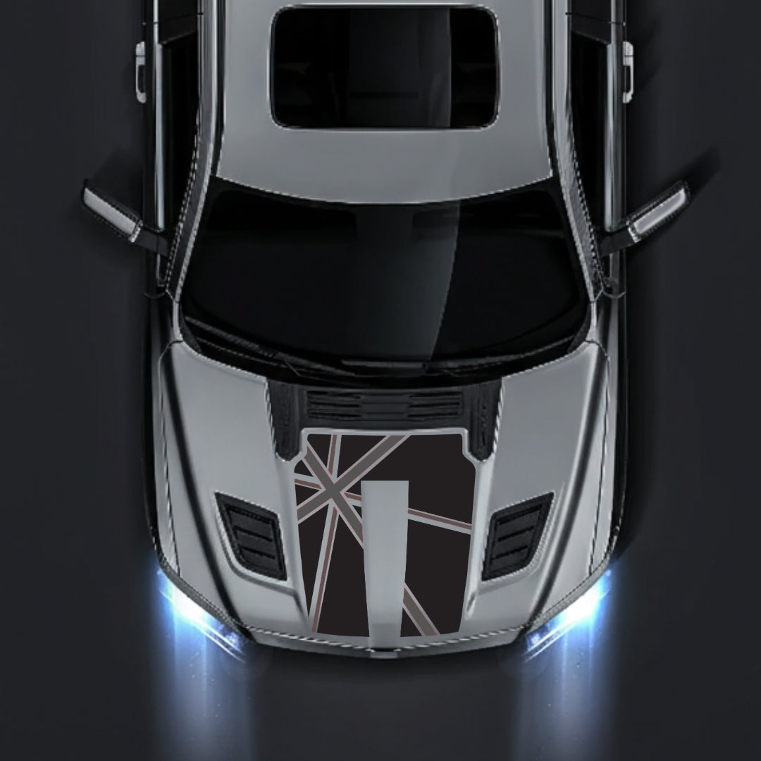 Hood Panel Decal/Sticker - England - Cut Graphic Kit - For Dodge RAM 1500 2019-2025 - Premium Vinyl