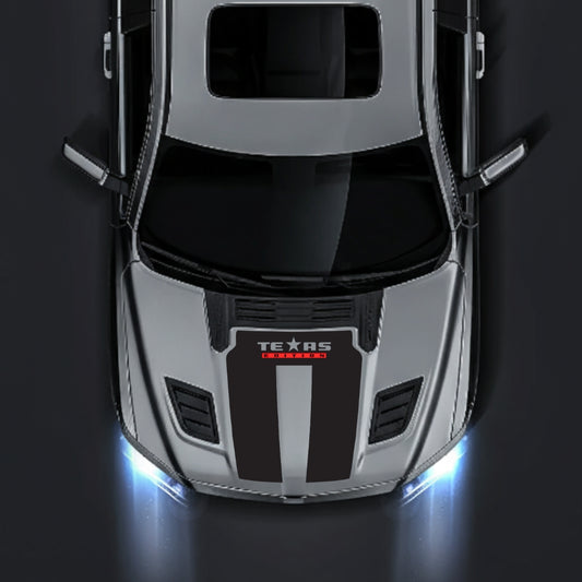 Hood Panel Decal/Sticker - Texas Edition - Cut Graphic Kit - For Dodge RAM 1500 2019-2025 - Premium Vinyl