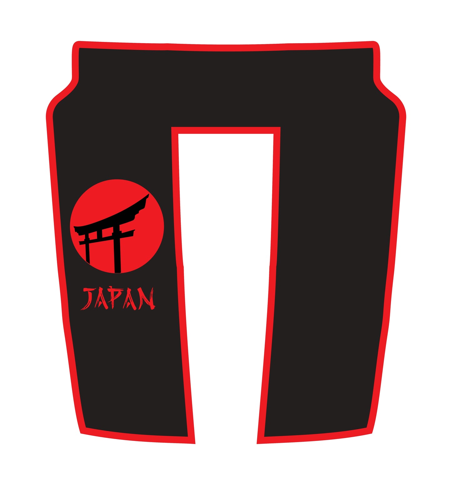 Hood Panel Decal/Sticker - Japan - Border Graphic Kit - For Dodge RAM 1500 2019-2025 - Premium Vinyl