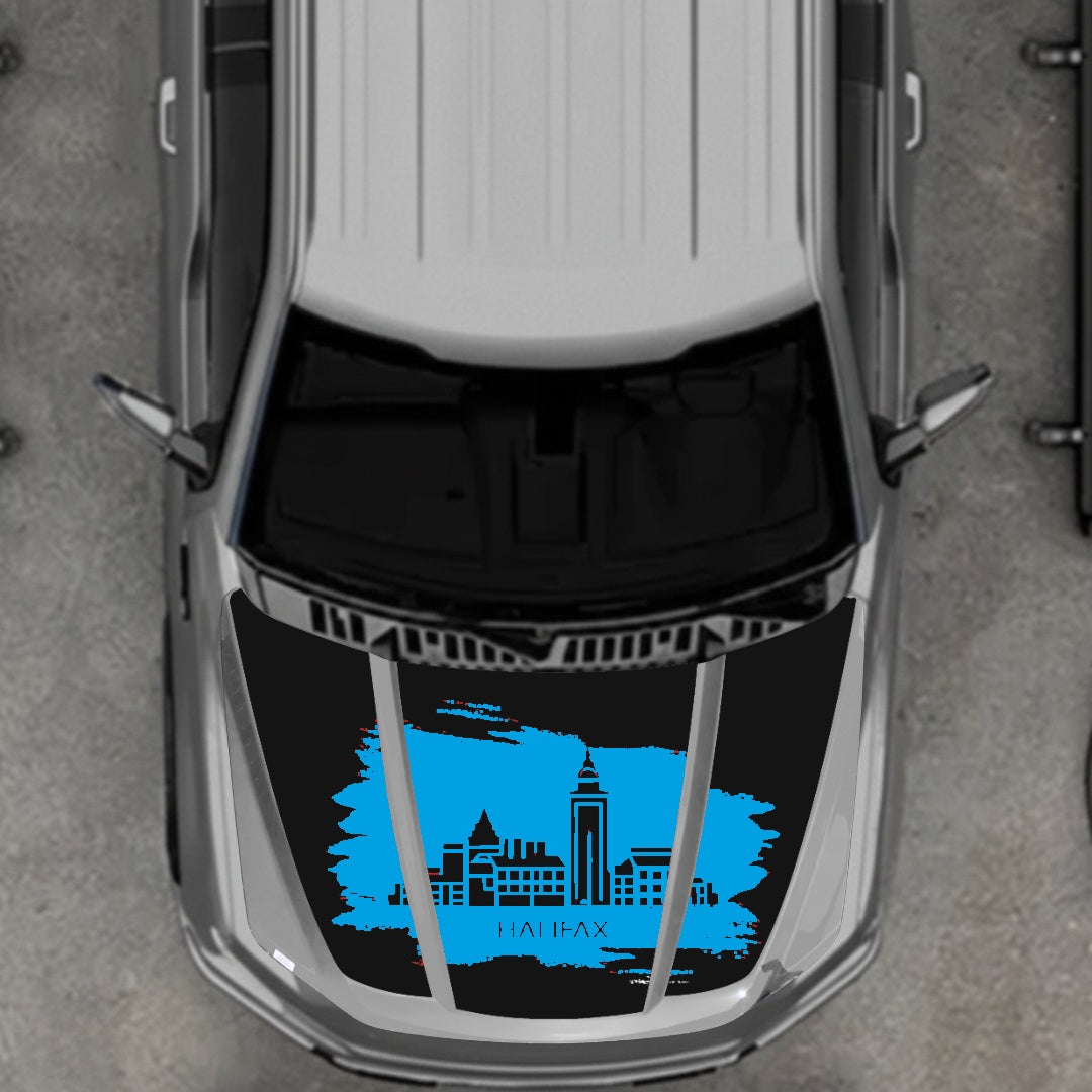 Hood Panel Decal/Sticker - Halifax Graphic Kit - For Ford F-150 2020-2026 - Premium Vinyl