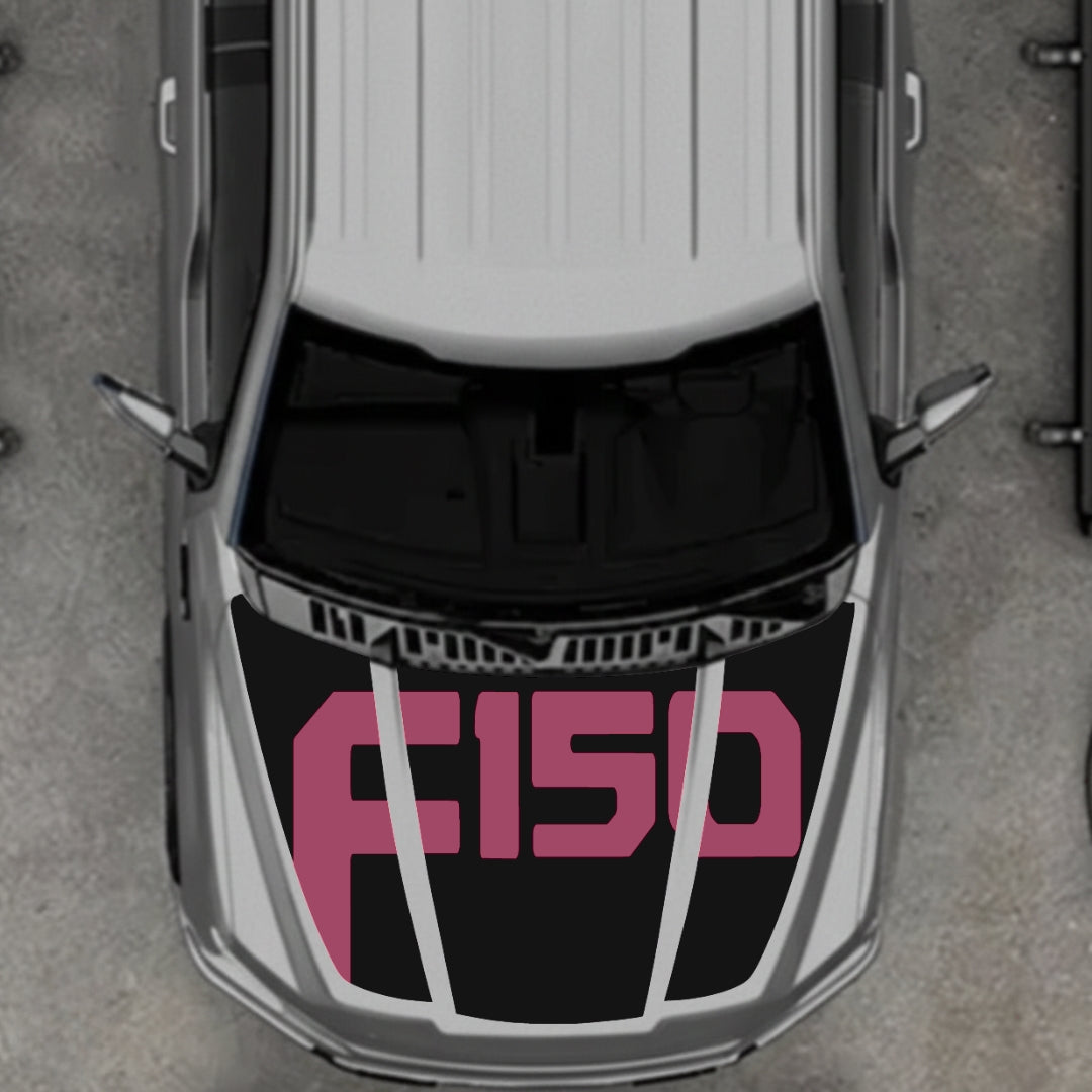 Hood Panel Decal/Sticker - Style 18 Graphic Kit - For Ford F-150 2020-2026 - Premium Vinyl