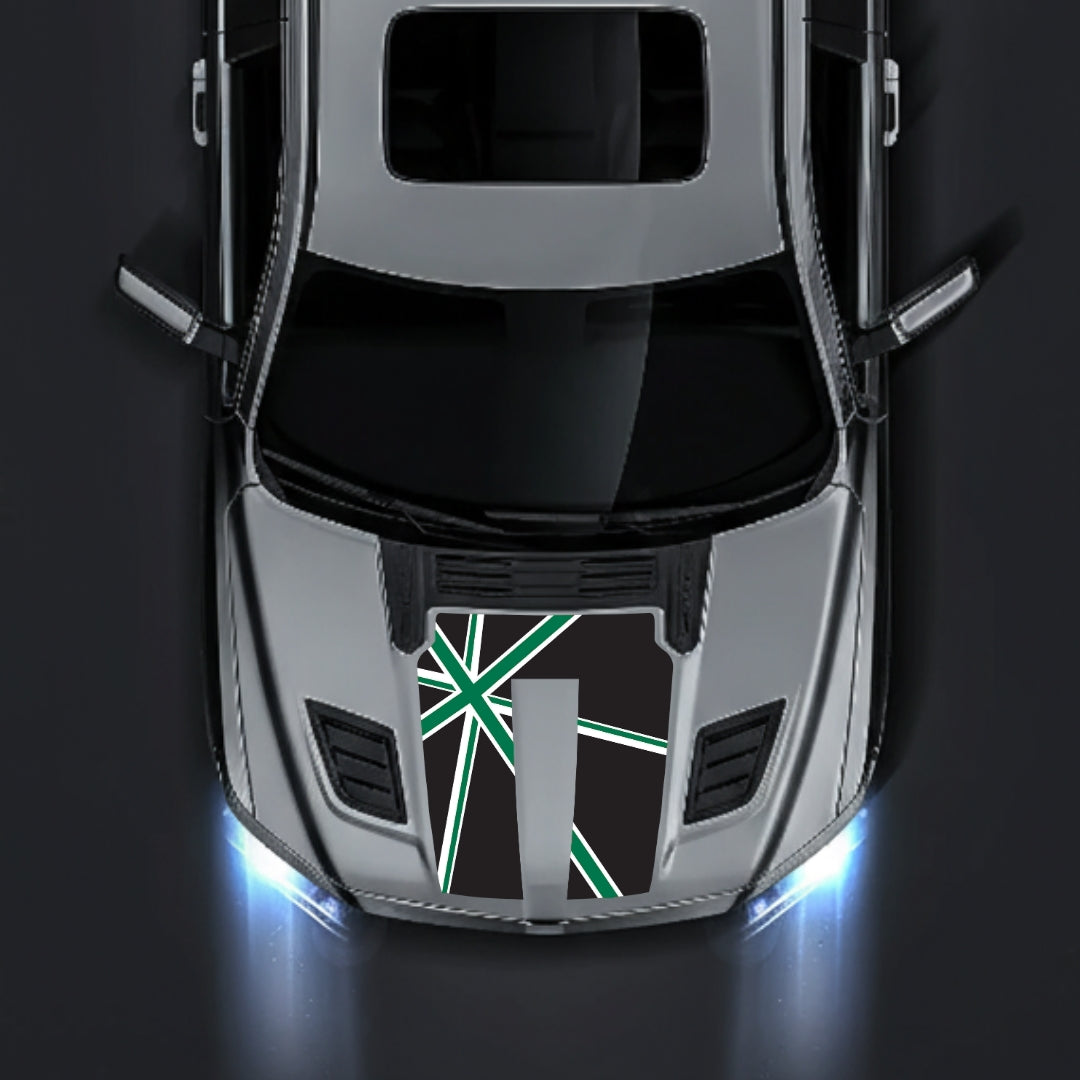 Performance Hood Panel Decal/Sticker - England Graphic Kit - For Dodge RAM 1500 2019-2025 - Premium Vinyl