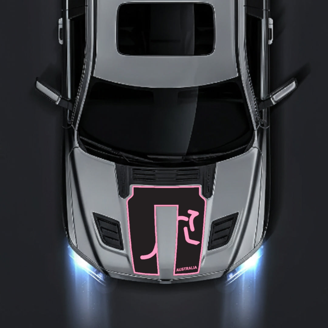 Hood Panel Decal/Sticker - Australia - Border Graphic Kit - For Dodge RAM 1500 2019-2025 - Premium Vinyl