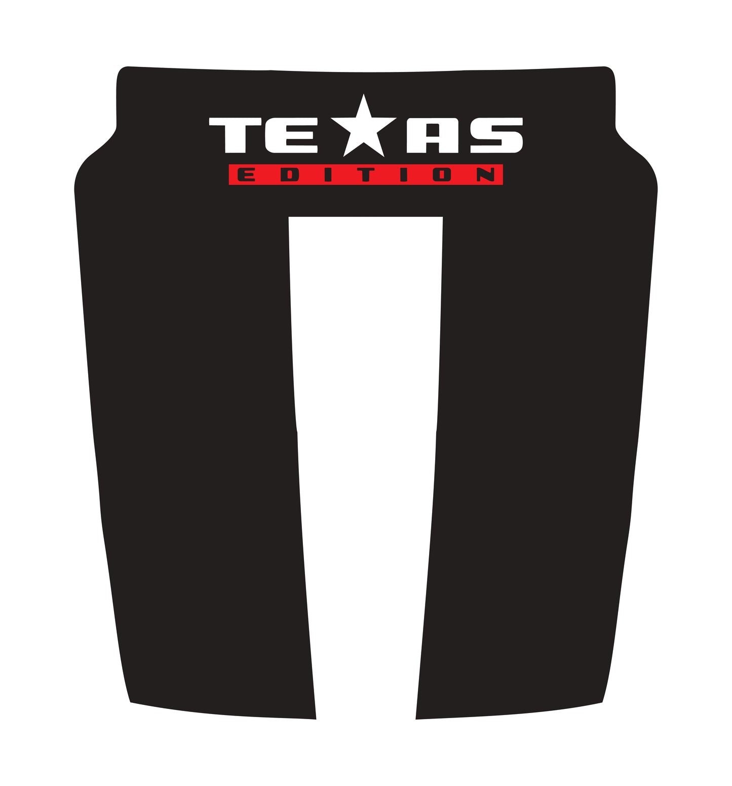 Hood Panel Decal/Sticker - Texas Edition - Cut Graphic Kit - For Dodge RAM 1500 2019-2025 - Premium Vinyl