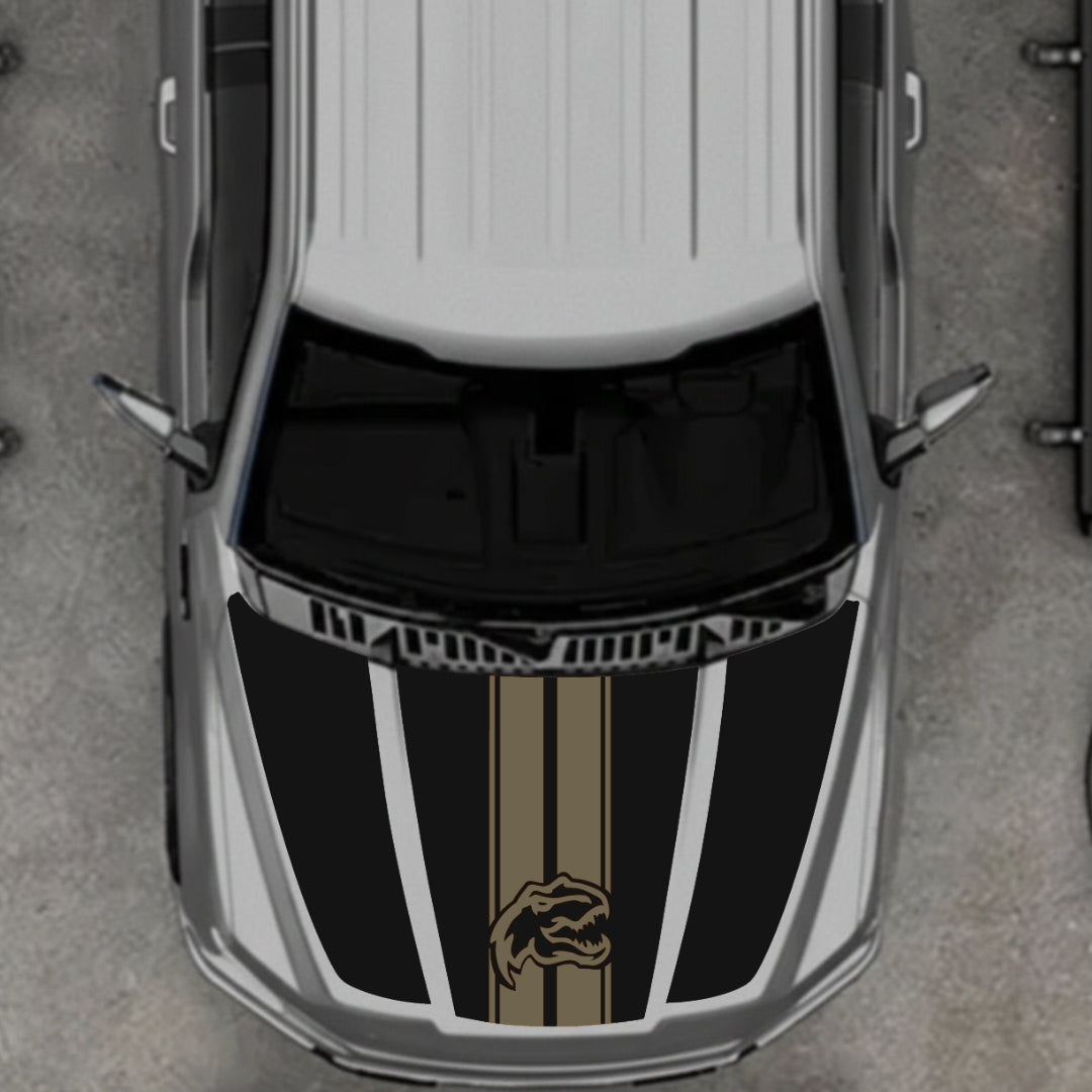 Hood Panel Decal/Sticker - Rex Style 2 Graphic Kit - For Ford F-150 2020-2026 - Premium Vinyl