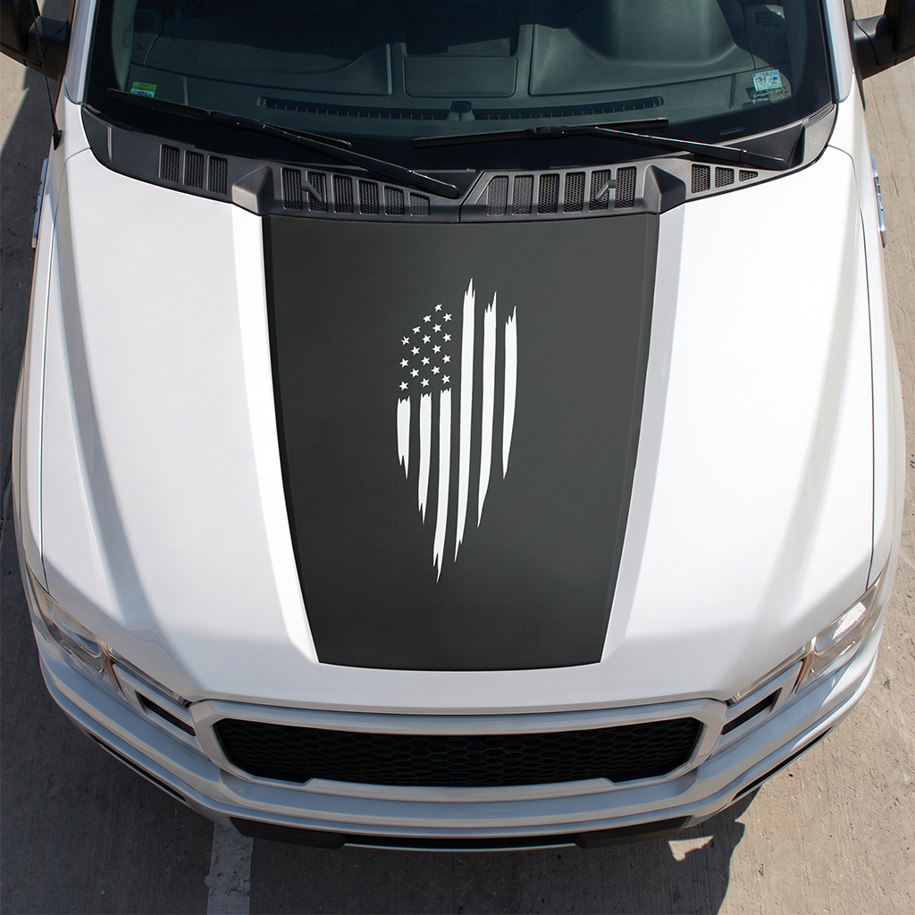 Hood Panel Decal/Sticker - Different Styles Graphic Decals Kit- For Ford F-150 2015-2020 - Premium Vinyl