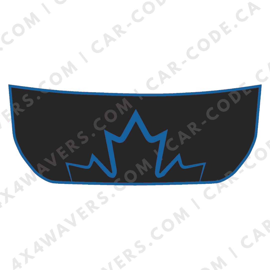 Hood Panel Decal/Sticker - Canada Style Graphic Kit - For Ford Bronco 2021-2024 - Premium Vinyl