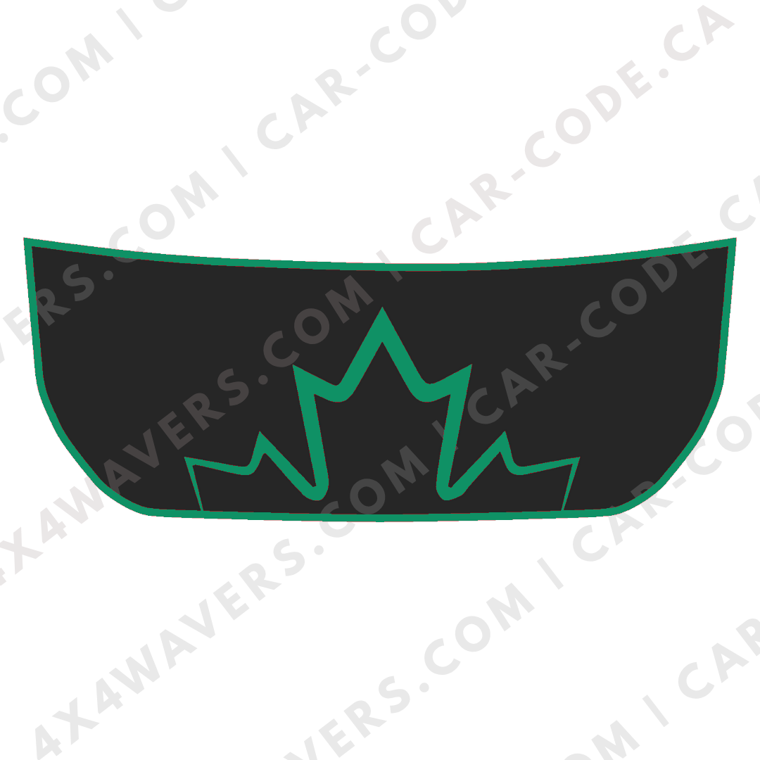 Hood Panel Decal/Sticker - Canada Style Graphic Kit - For Ford Bronco 2021-2024 - Premium Vinyl