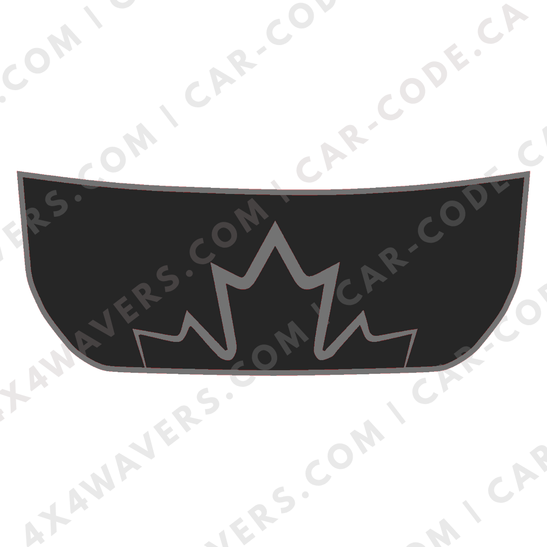 Hood Panel Decal/Sticker - Canada Style Graphic Kit - For Ford Bronco 2021-2024 - Premium Vinyl