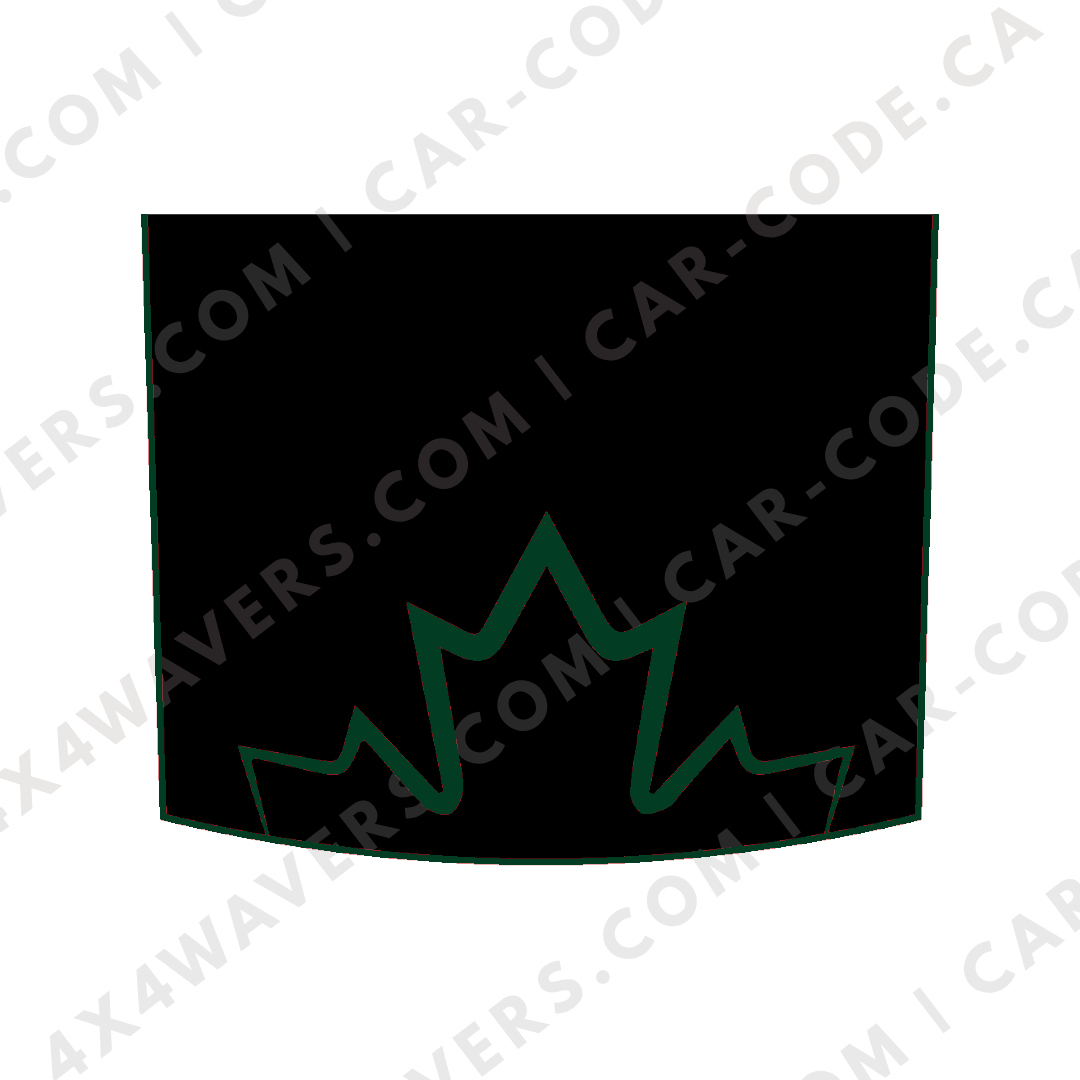 Hood Panel Decal/Sticker - Canada Style Graphic Kit - For Land Rover Defender 2020-2024 - Premium Vinyl