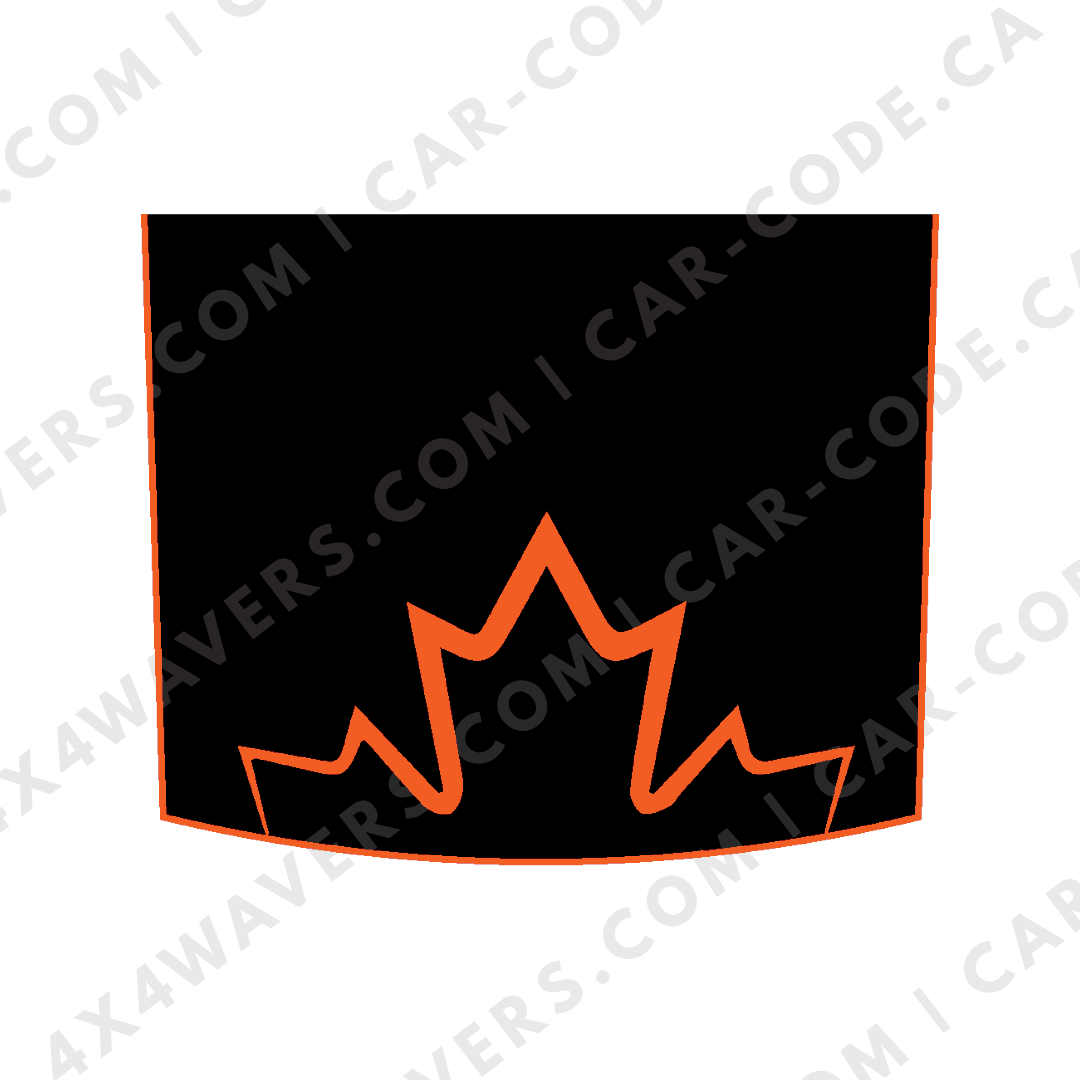 Hood Panel Decal/Sticker - Canada Style Graphic Kit - For Land Rover Defender 2020-2024 - Premium Vinyl
