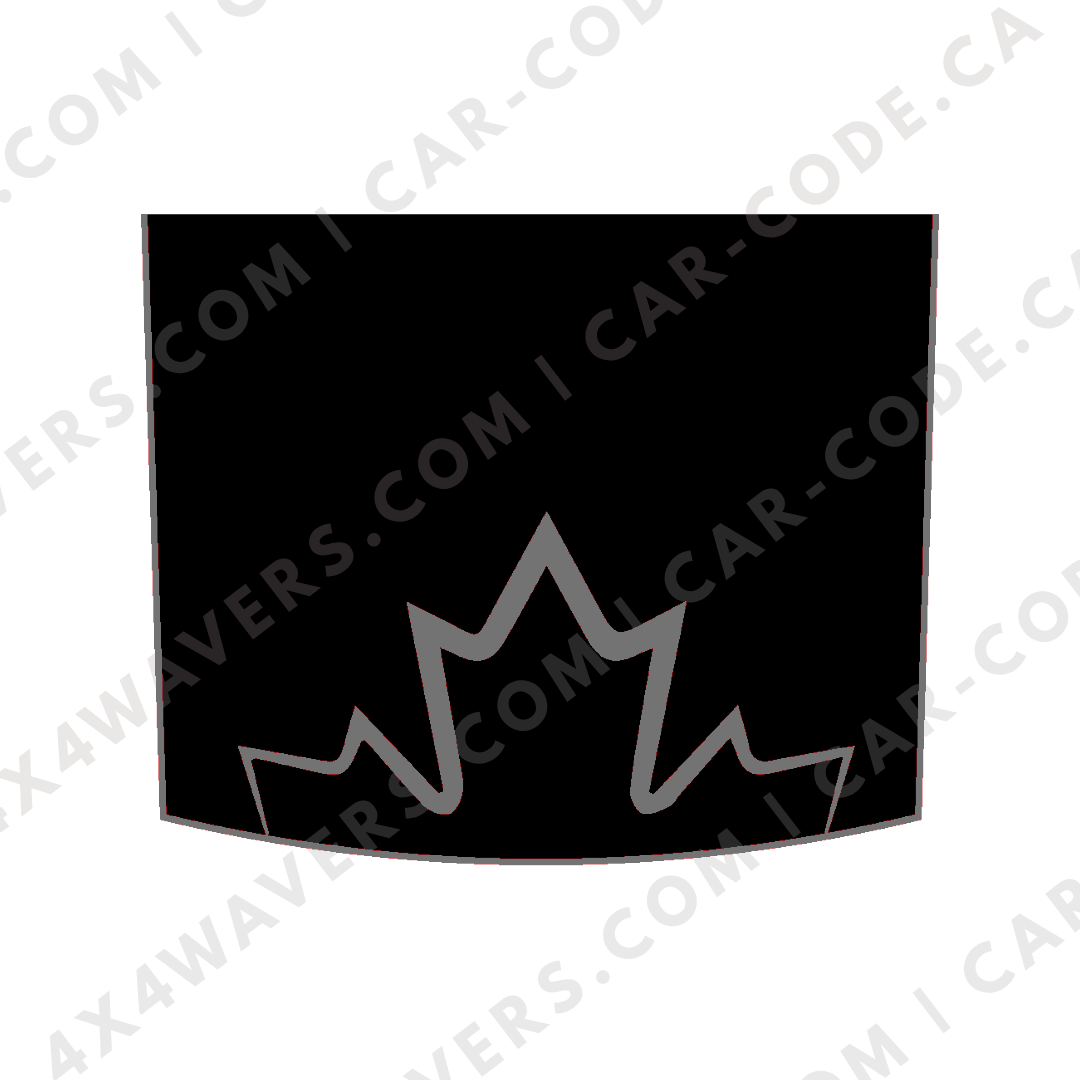 Hood Panel Decal/Sticker - Canada Style Graphic Kit - For Land Rover Defender 2020-2024 - Premium Vinyl