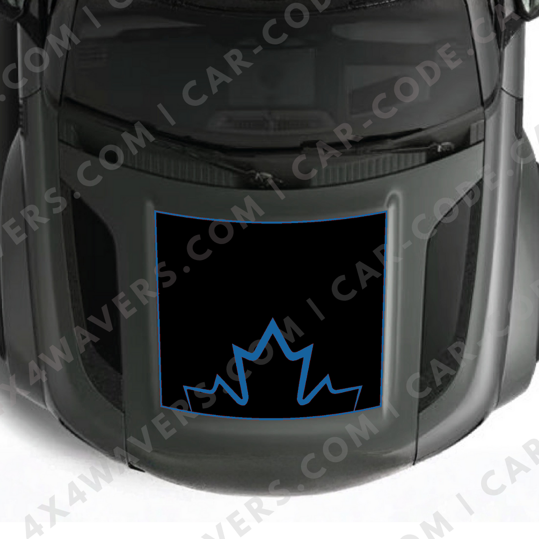 Hood Panel Decal/Sticker - Canada Style Graphic Kit - For Land Rover Defender 2020-2024 - Premium Vinyl