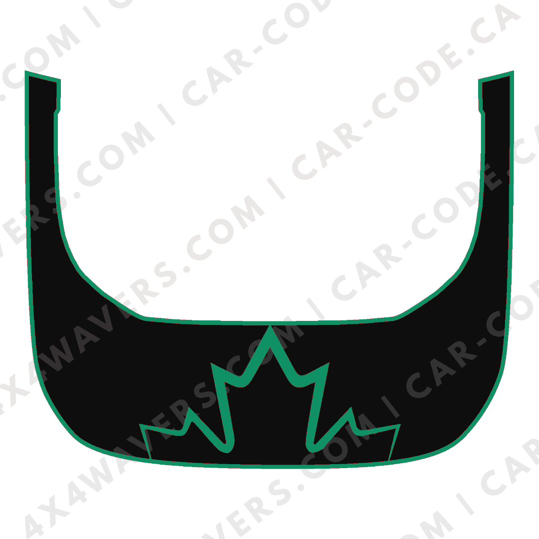 Hood Panel Decal/Sticker - Canada Style Graphic Kit - Ford Bronco Raptor 2021-2024 - Premium Vinyl